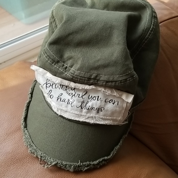 Plunder Accessories - Cloth Cap - Beautiful Girl You Can Do Hard Things